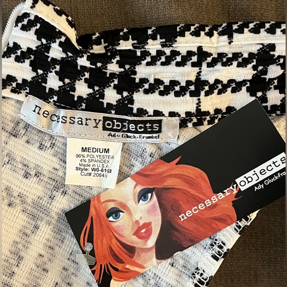 Necessary objects size M black and white dress NWT - Picture 3 of 3